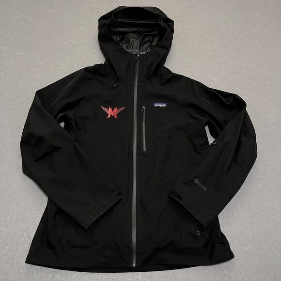 Patagonia Jackets & Blazers - Patagonia Jacket Womens Large Black Powder Bowl Ski Snowboard MAC RECCO Gorpcore
